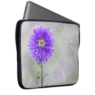 Purple Dahlia Laptop Sleeve