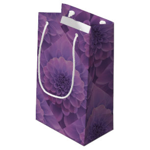 Purple Dahlia Small Gift Bag