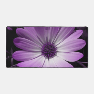Purple Daisy Flower Desk Mat