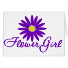 Purple Daisy Flower Girl