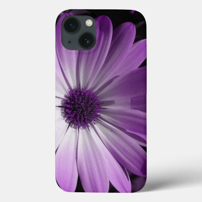 Purple Daisy Flower iPad Case (Back)