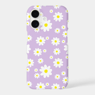 Purple Daisy Flower Pattern Spring