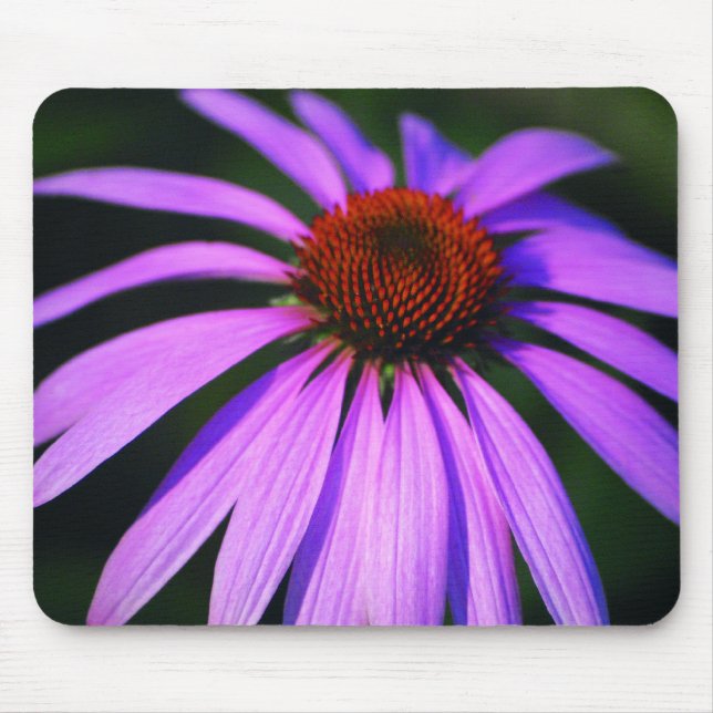 Purple Daisy Mouse Pad (Front)