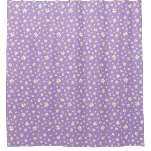 Purple Daisy Shower Curtain