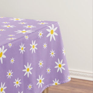 Purple Daisy Tablecloth