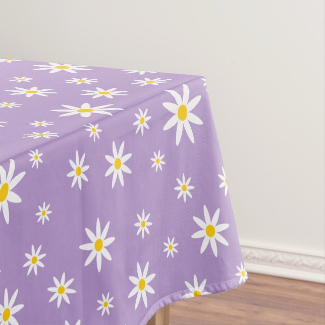 Purple Daisy Tablecloth (In Situ)
