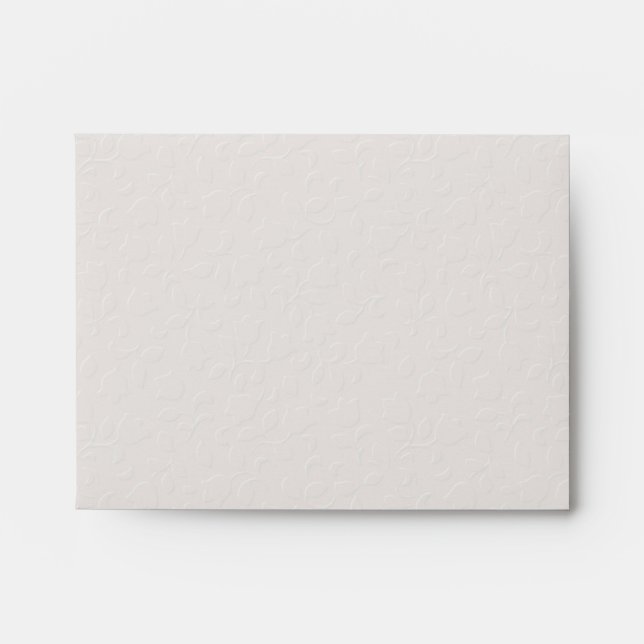 Purple Daisy Wedding RSVP Envelope (Front)