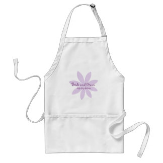 Purple Daisy Wedding Standard Apron