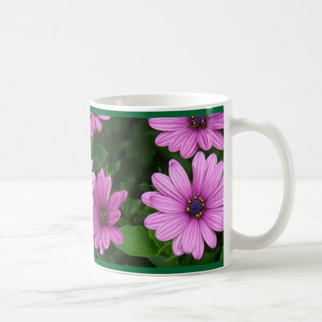 Purple dalias coffee mug (Right)