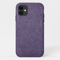 Purple Damask Fabric