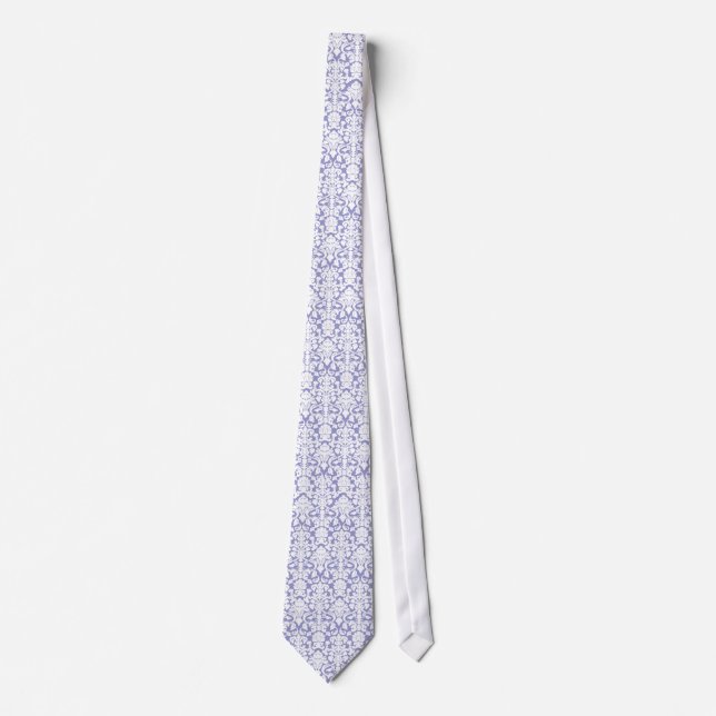 Purple Damask Tie (Front)