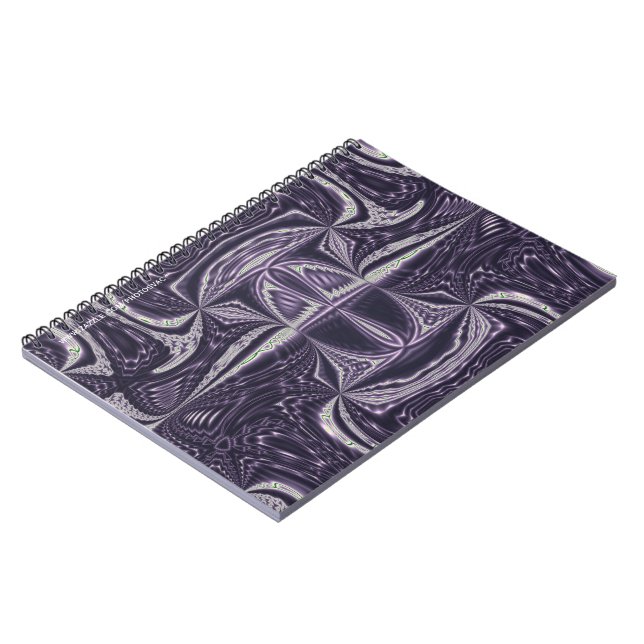 Purple Dance Spiral Notebook (Left Side)