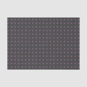 Purple & Dark Grey Polka Dot Tissue Paper