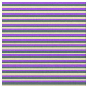 Purple, Dark Slate Gray, and Tan Colored Pattern Fabric