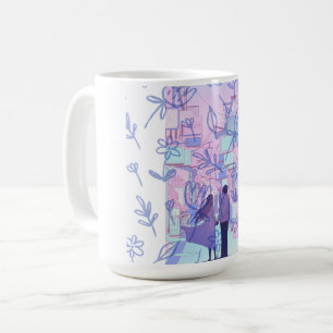 Purple date coffee mug