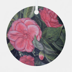 Purple Dawn Camellia Ornament