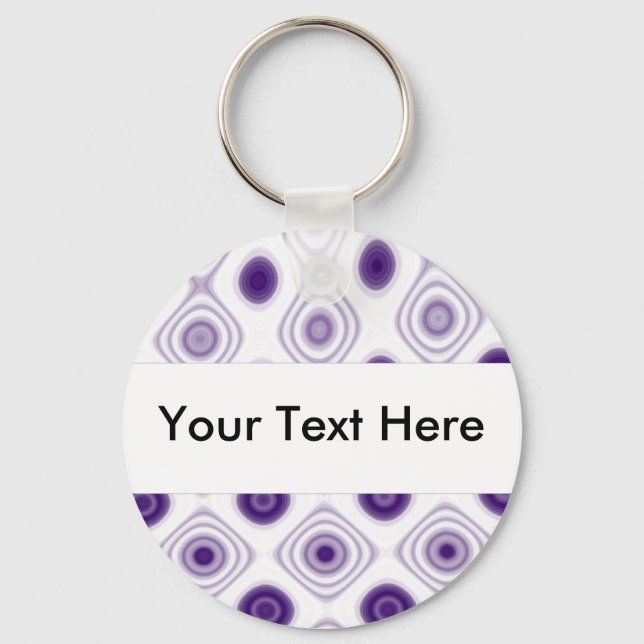 Purple Daze Key Ring (Front)