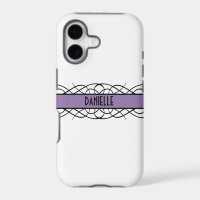 Purple Deco Flourish iPhone 5 Tough Xtreme Case
