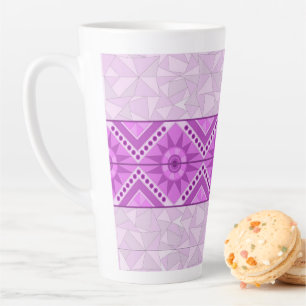 PURPLE DECORATIVE ART MUG