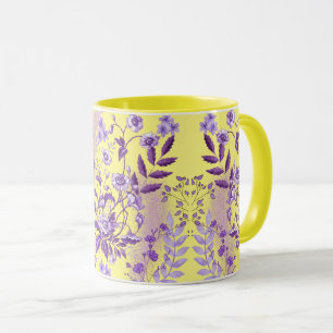 Purple Delight with a Splash of Yellow Mug