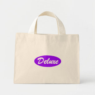 Purple Deluxe Mini Tote Bag