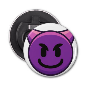 Purple Devil Emoji Bottle Opener