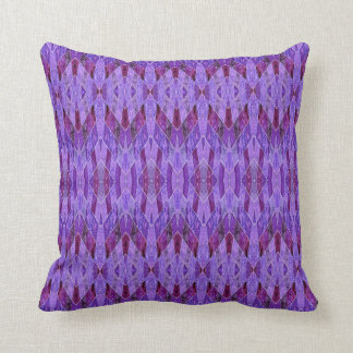 Purple Diamond Abstract American MoJo Pillows