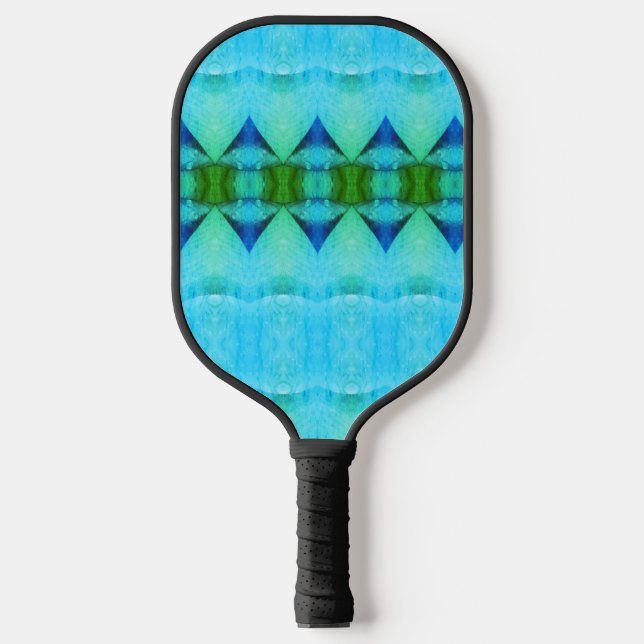 Purple Diamond Ikat GL Pickleball Paddle (Front)