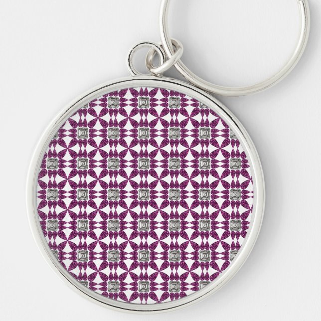 Purple Diamond Key Ring (Front)