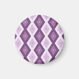 Purple diamond pattern magnet