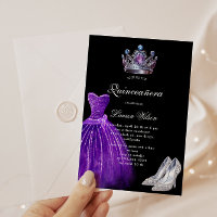 Purple Diamond Queen Exclusive Quinceañera