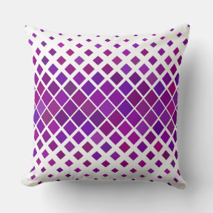 purple diamonds pillow