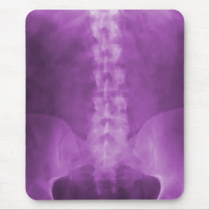 Purple Digital  X-Ray  Art Mousepad