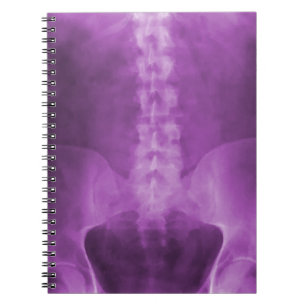 Purple Digital X-Ray Art Notebook
