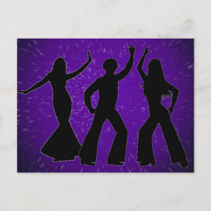 Purple Disco Postcard