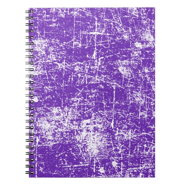 Purple Distressed Notebook (Front)