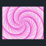Purple Dive Drop Mathematic Swirl,  Poster (Matte)<br><div class="desc">This is a fun one. I used a completely different set of coordinates to render this design. It was rendered by my mathematic algorithm in my designer app.</div>