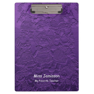 Purple Dolls Clipboard, My Favourite Teacher Clipboard