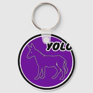 PURPLE DONKY YOLO PRODUCTS KEY RING