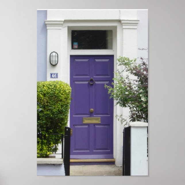 Purple Door Print (Front)