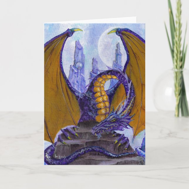 purple dragon card (Front)