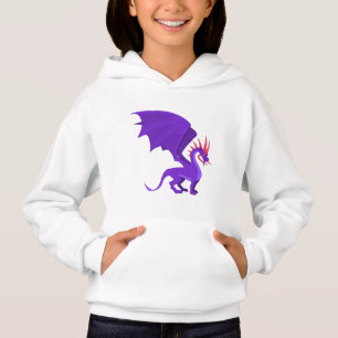 Purple dragon cartoon