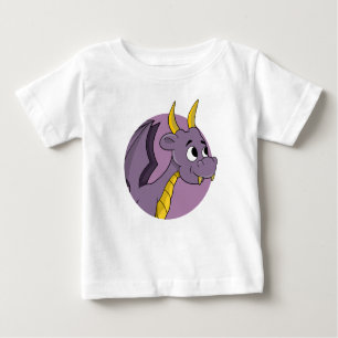 Purple dragon cartoon baby T-Shirt