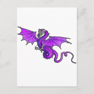 Purple Dragon Postcard