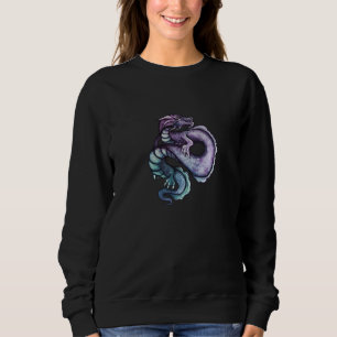 Purple Dragon Sea Dragons Artwork  1 Sweatshirt
