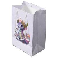 Purple Dragon with Elegant Crown