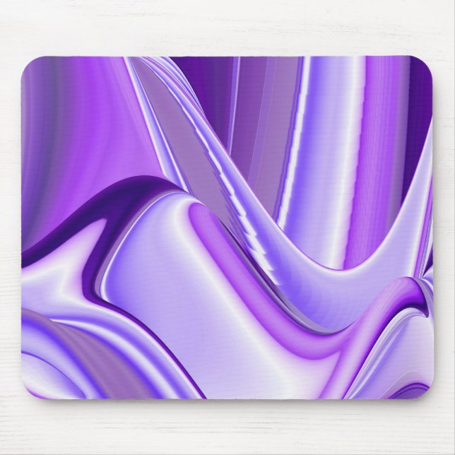 Purple Dream , Abstract Fantasy Rainbow-Art Mouse Pad (Front)