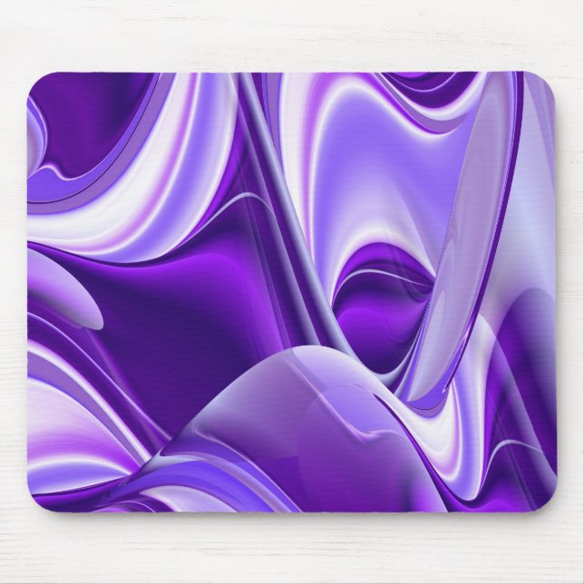 Purple Dream , Abstract Fantasy Rainbow-Art Mouse Pad (Front)