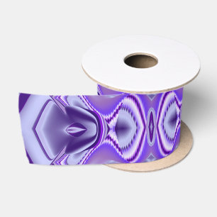 Purple Dream , Abstract Fantasy Rainbow-Art Satin Ribbon