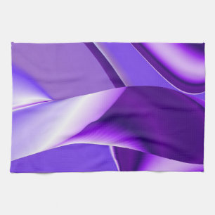 Purple Dream , Abstract Fantasy Rainbow-Art Tea Towel